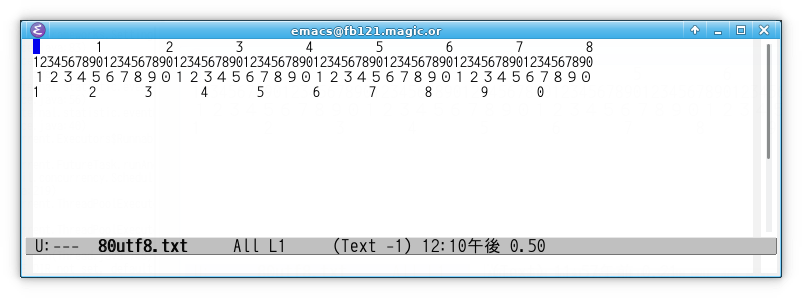 Emacs 100DPI good